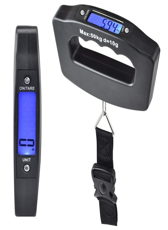 SEASPIRIT Mini Digital Portable Electronic Luggage Scale | Electronic Luggage Hook Hanging Scale up to 50kg - Image 1